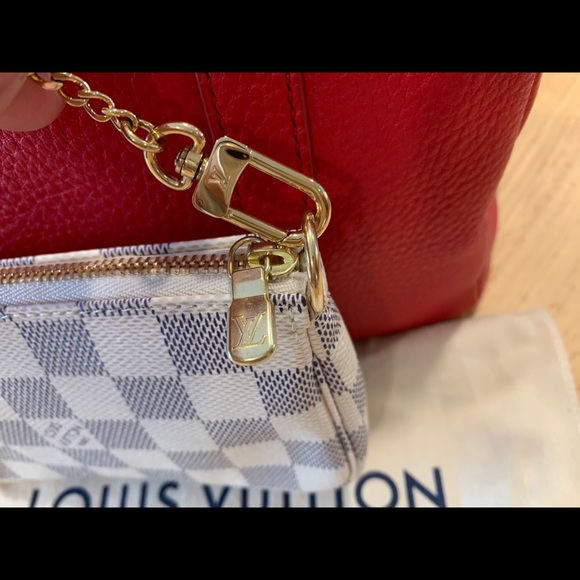 *NEW* Louis Vuitton Mini Pochette Damier Azur *(100% AUTHENTIC** - Picture 4 of 8